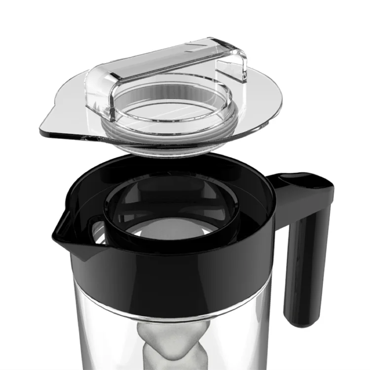 Cold Brew Coffee Maker by   Protective No Slip Base - 1.3L / 44oz Heavy Duty Glass Pitcher with Easy to Clean