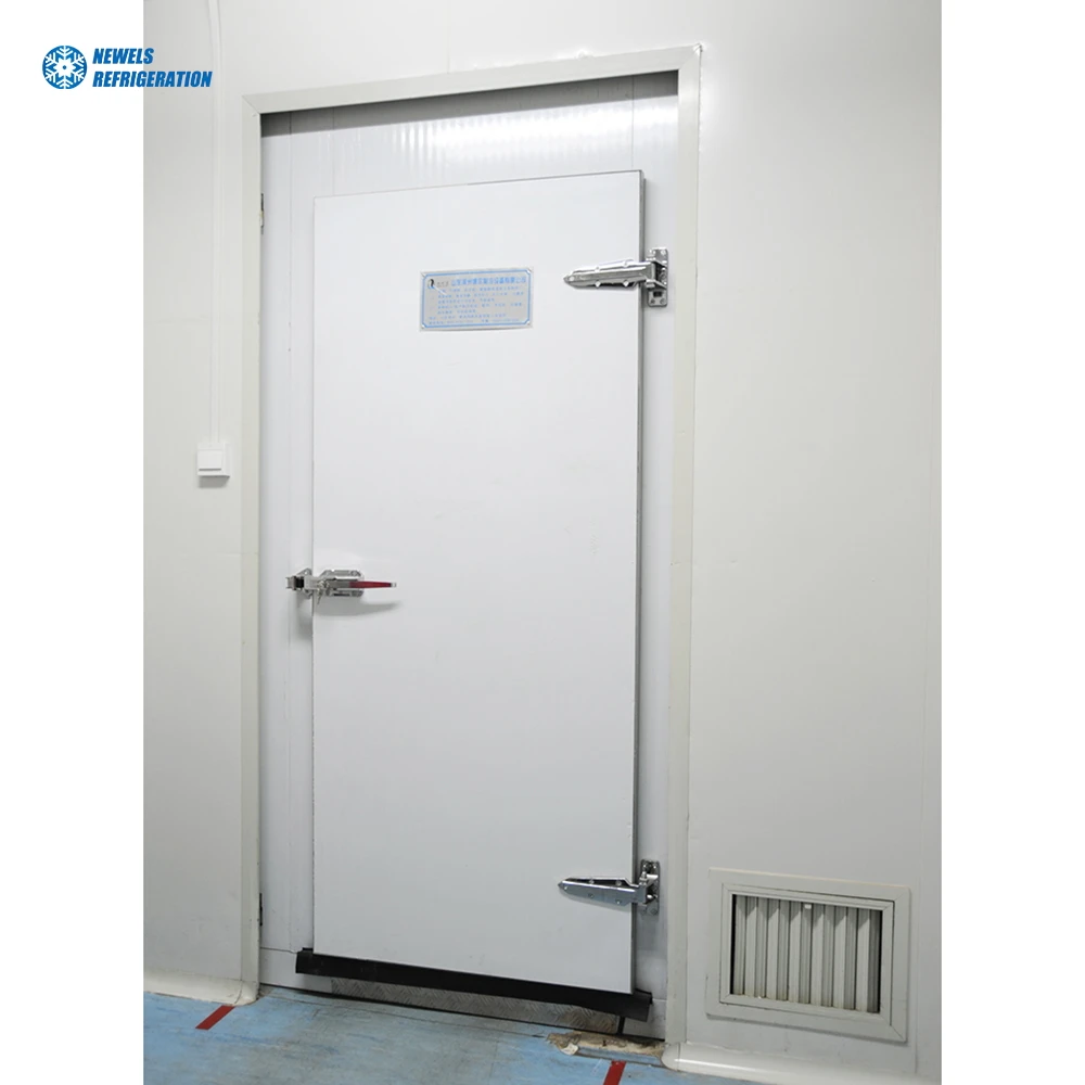 PU Insulation Material Sliding Cold Room Door Ice Storage With Pu Borad Door For Supermarket
