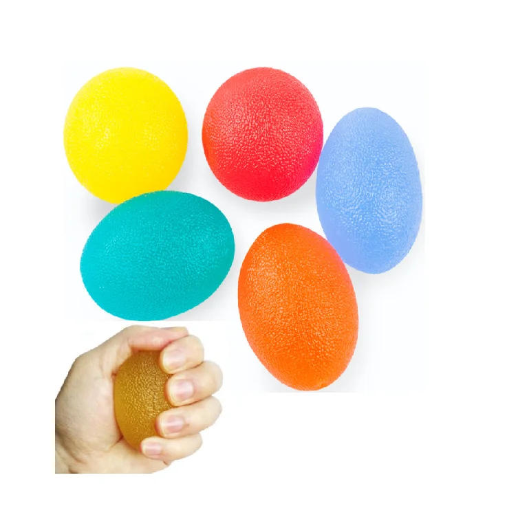 
Rubber eggs Hand Strengthening Wrist and Grip Exerciser Fitness Therapy Balls Eggs 