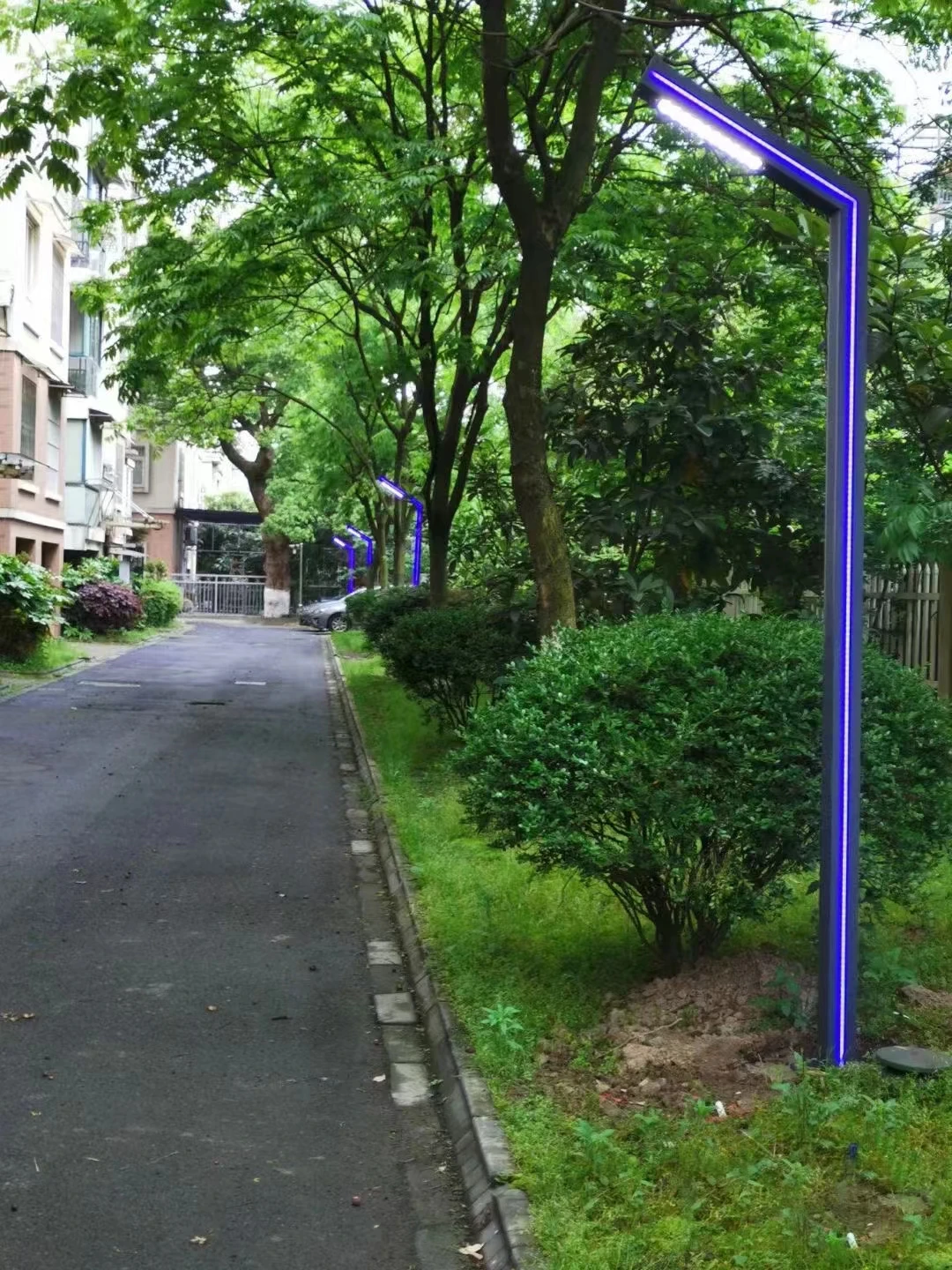 led light pole landscape light pole residential modern led pole light
