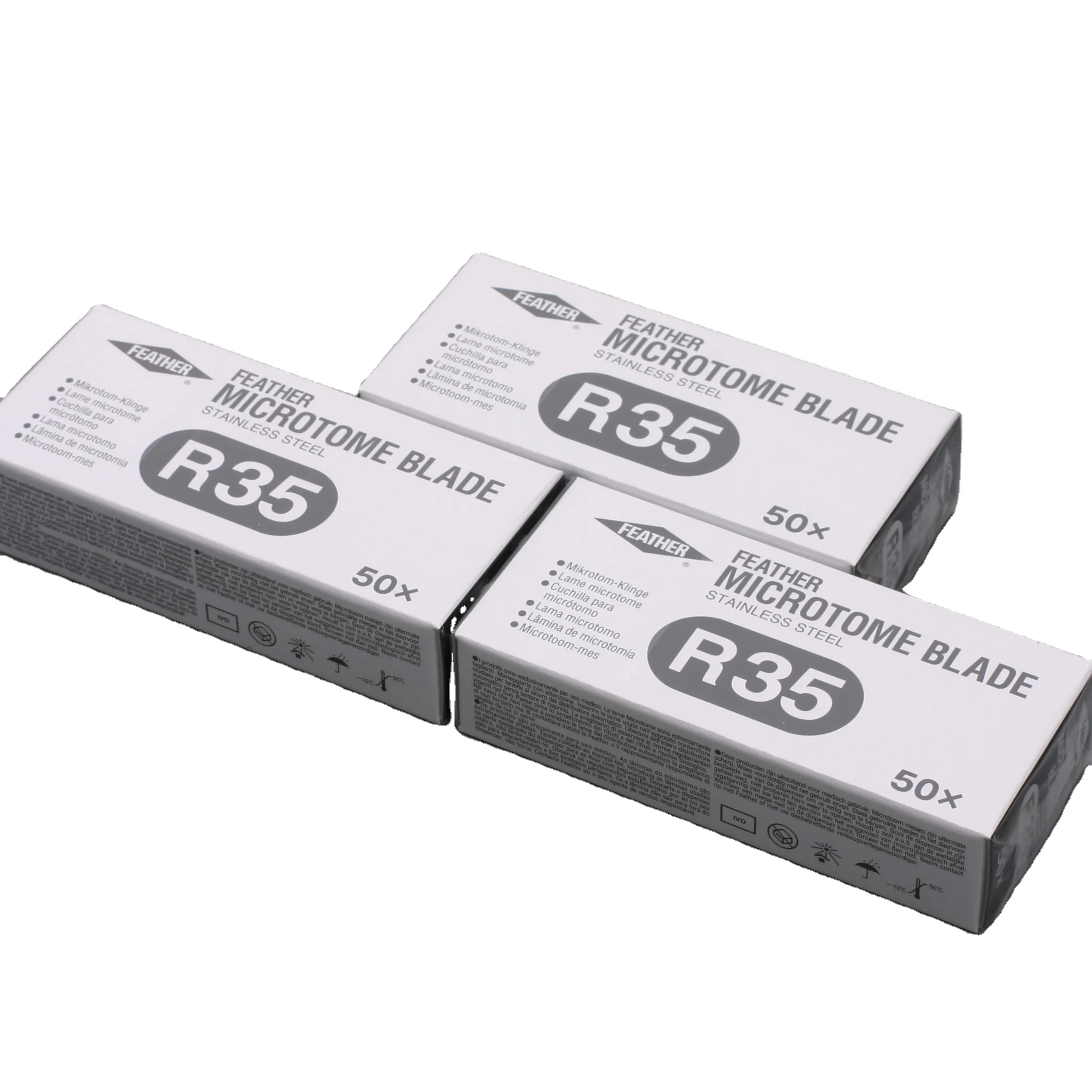 YIDI High Quality Mcrotome Consumables For Cutting R35 Of Feathers Microtome Blade