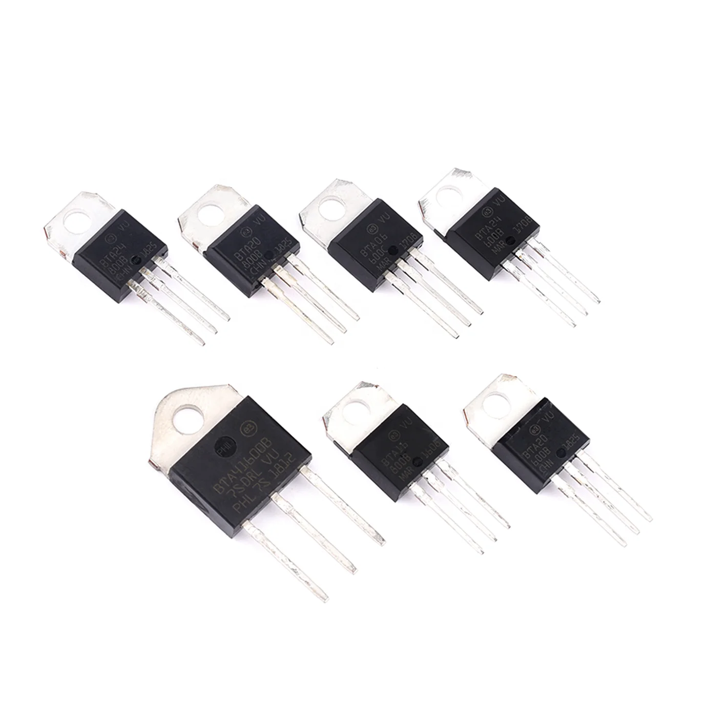 Встроенный BTA06/BTA12/BTA16/BTA20/BTA24/BTA41-600B -800B Triac контрольный тиристорный TO-220