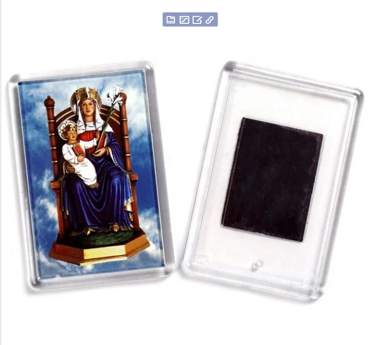 Customized Acrylic Gift Fridge Magnets Tourism Souvenirs Acrylic Photo Frames