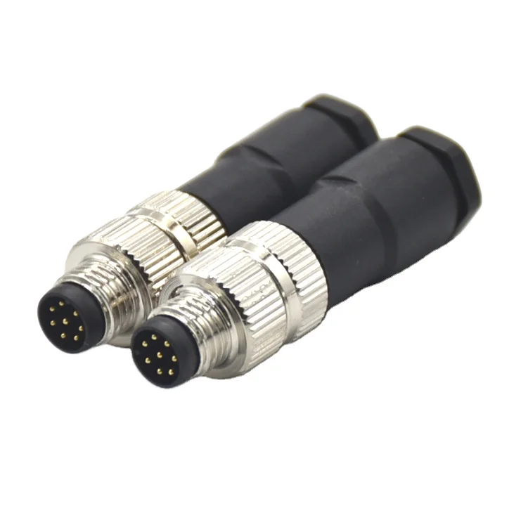 Industrial plug and socket aviation waterproof male female 8 pin industrial plugs m8 circular connector