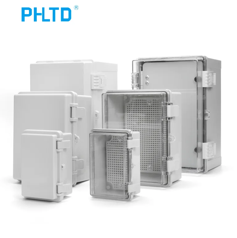 350*450*200mm Weatherproof Smc Enclosure Ip66 Waterproof Fiberglass Box Clasp Lock Outdoor Cable Junction Box