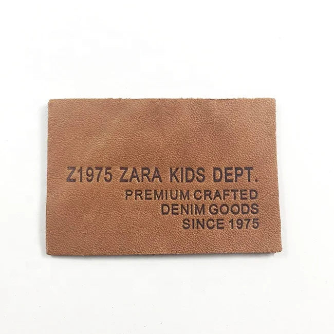 
Advantage price hot stamping brand logo tag for jeans and bags 