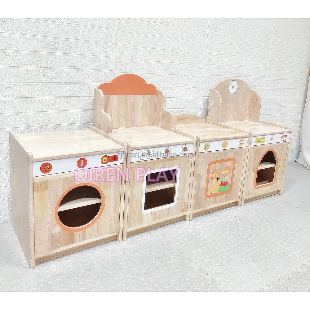 Factory Sales Kids Kitchen Set Toy Child Food Kids Kitchen Play Set Toy Wooden Role Play Cooking Wood Game Furniture