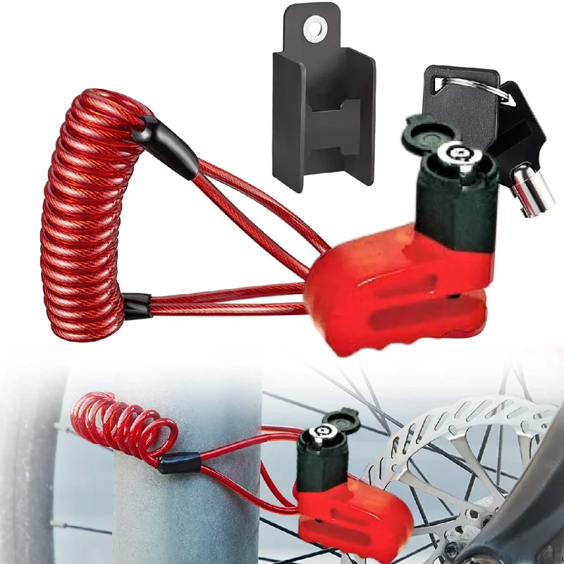 UMEDO-wholesale price black color anti theft motorcycle disc brake lock