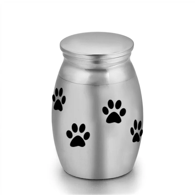 Wholesale Pet Supplies Stainless Steel Urns in Metal Memorial Caskets Cat and Dog Funeral Caskets Sealed Ash Vessels
