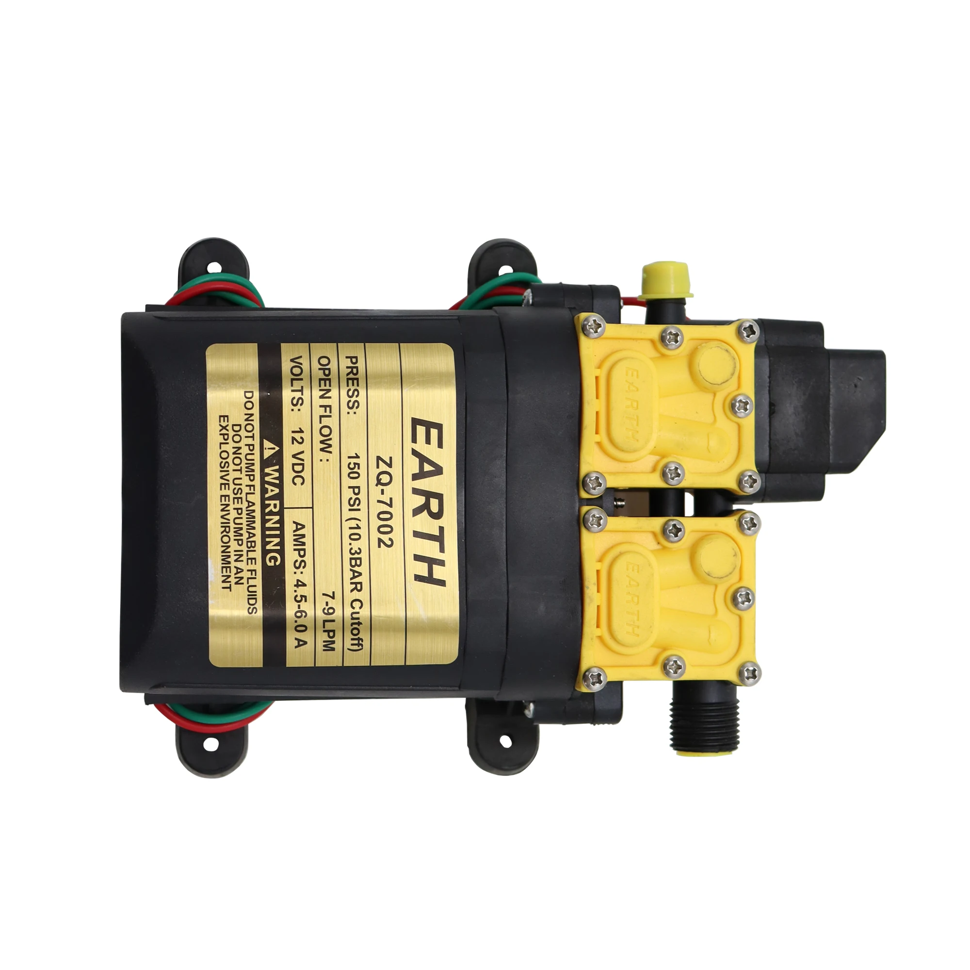 Commercial Agricultural 12V Small Water Self Priming Double Diaphragm Boom Sprayer Pump