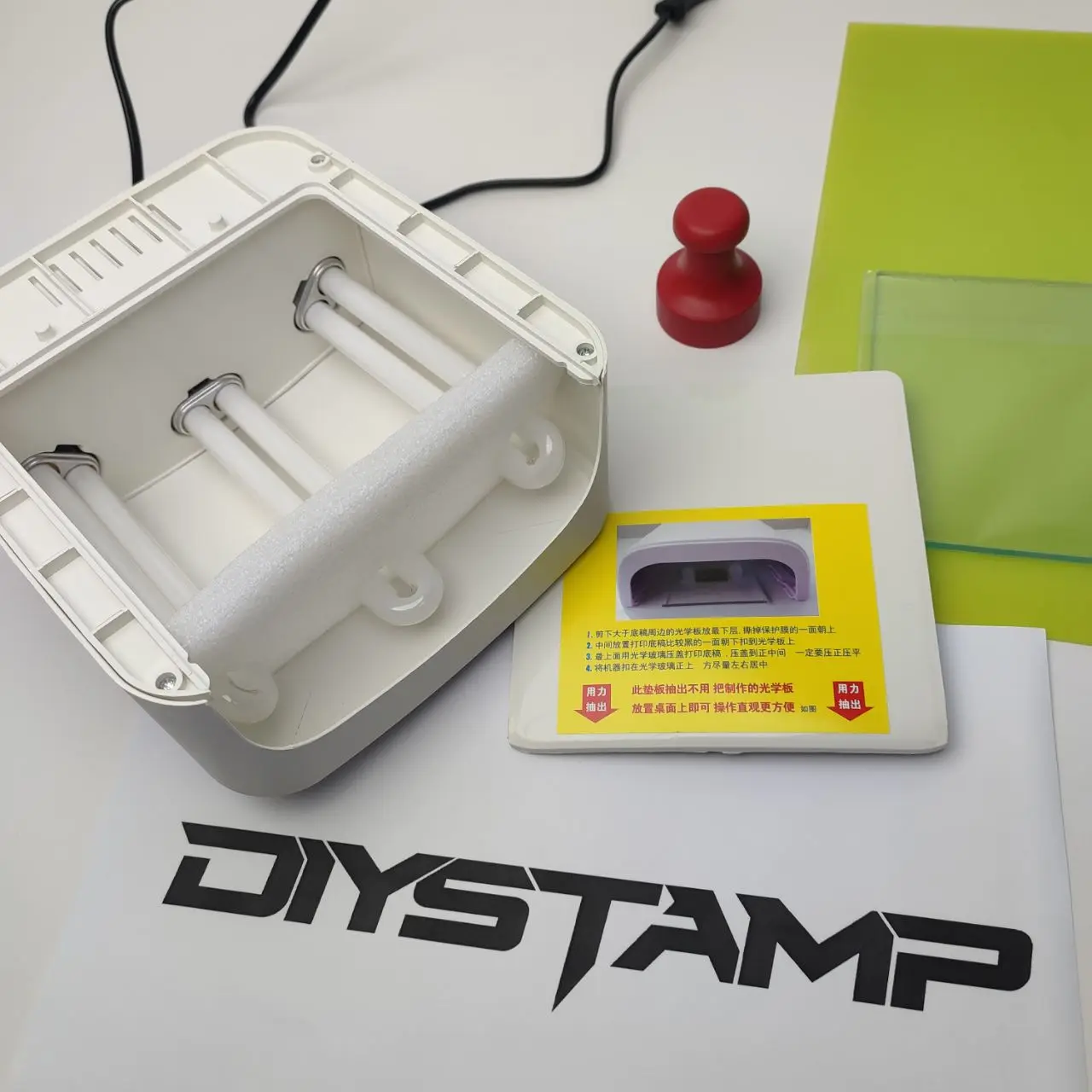 36W UV lamp expose polymer stamp making machine set exposure liquid photopolymer resin gel rubber stamp machines