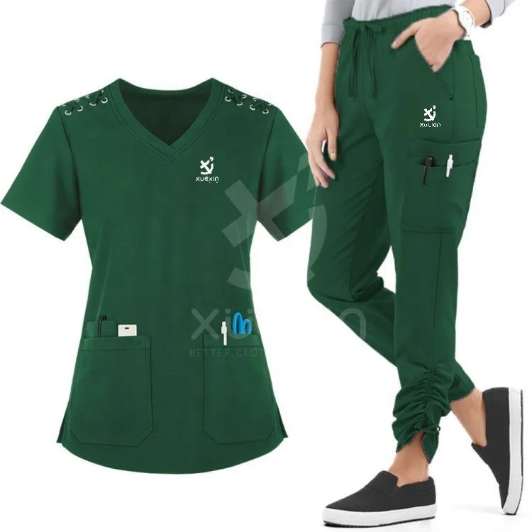 fashionable vendors manufacture medical scrubs uniform designer nurse scrubs doctor nurse scrub