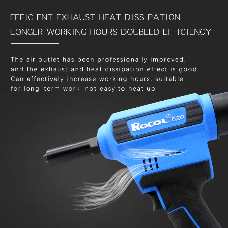 Electric RL-520 Rivet 18V battery rivet gun 20V li-ion battery cordless brushless riveter