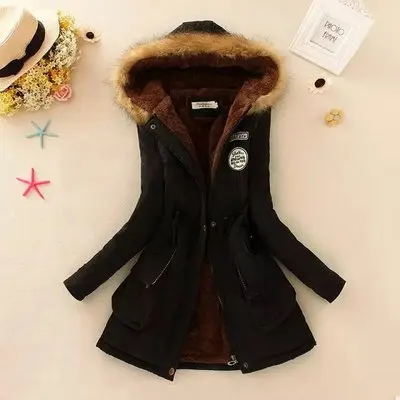New Female Puff Jacket Thickening Cotton Jacket Womens Outwear Parkas For Women Winter Coat