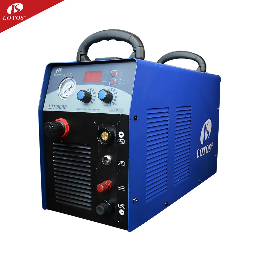 LOTOS LTP8000 china factory price IGBT 80 Amps Pilot Arc portable air Plasma Cutter inverter other arc welders