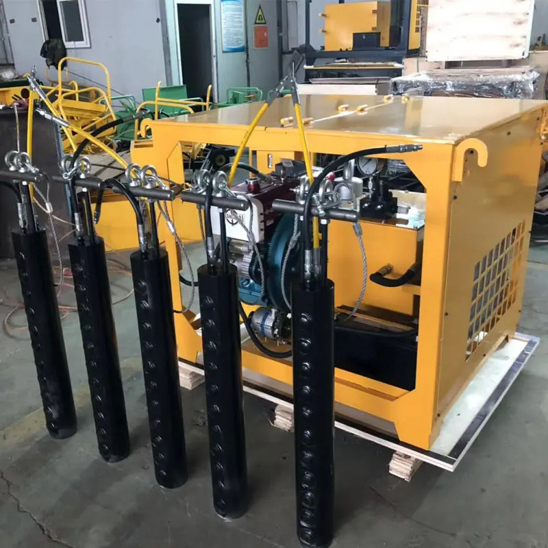 8 HP diesel pump station Hydraulic Wedge Rock Splitter