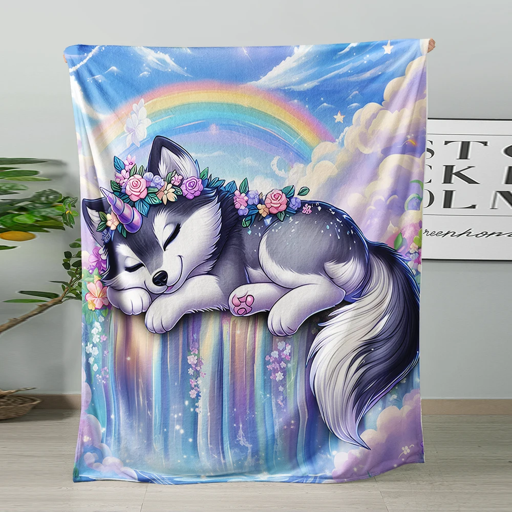 Zoo Animals Fleece Blanket for Bed Throw Blanket for Women  Men  Kids Super Soft Plush Panda Blanket