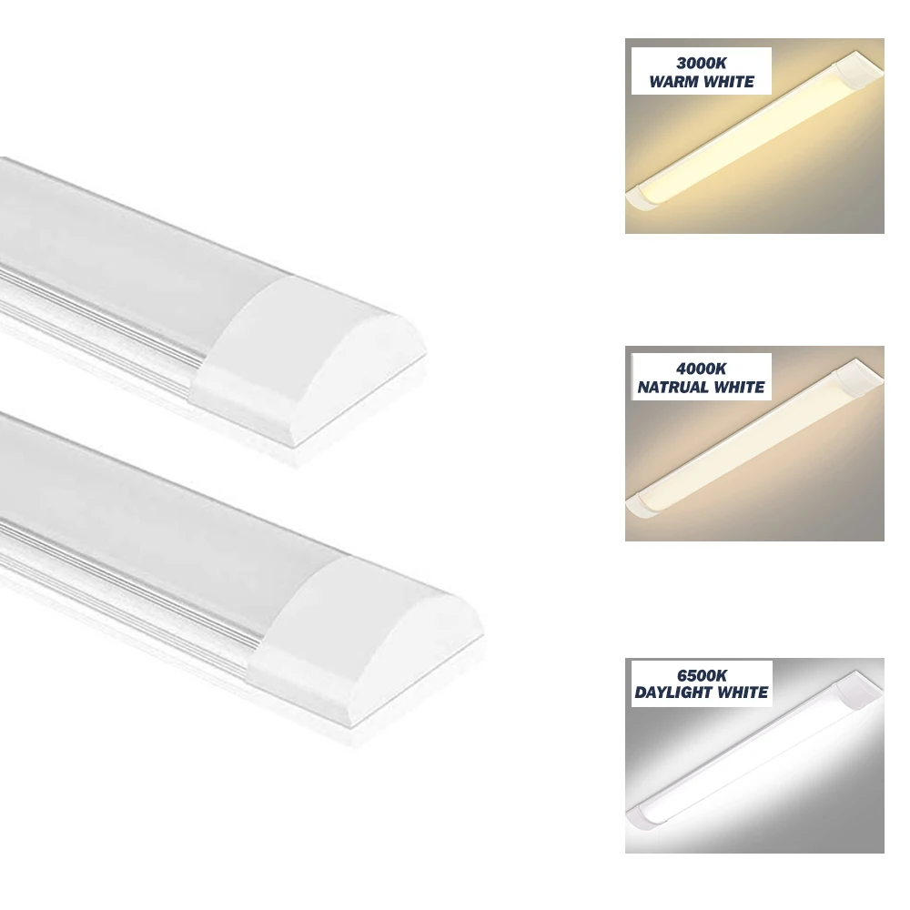 Vertak Commercial Office Shop Tube Lights Led Purification Fixture Water-proof Dust-proof Super Bright LED Batten Lamp