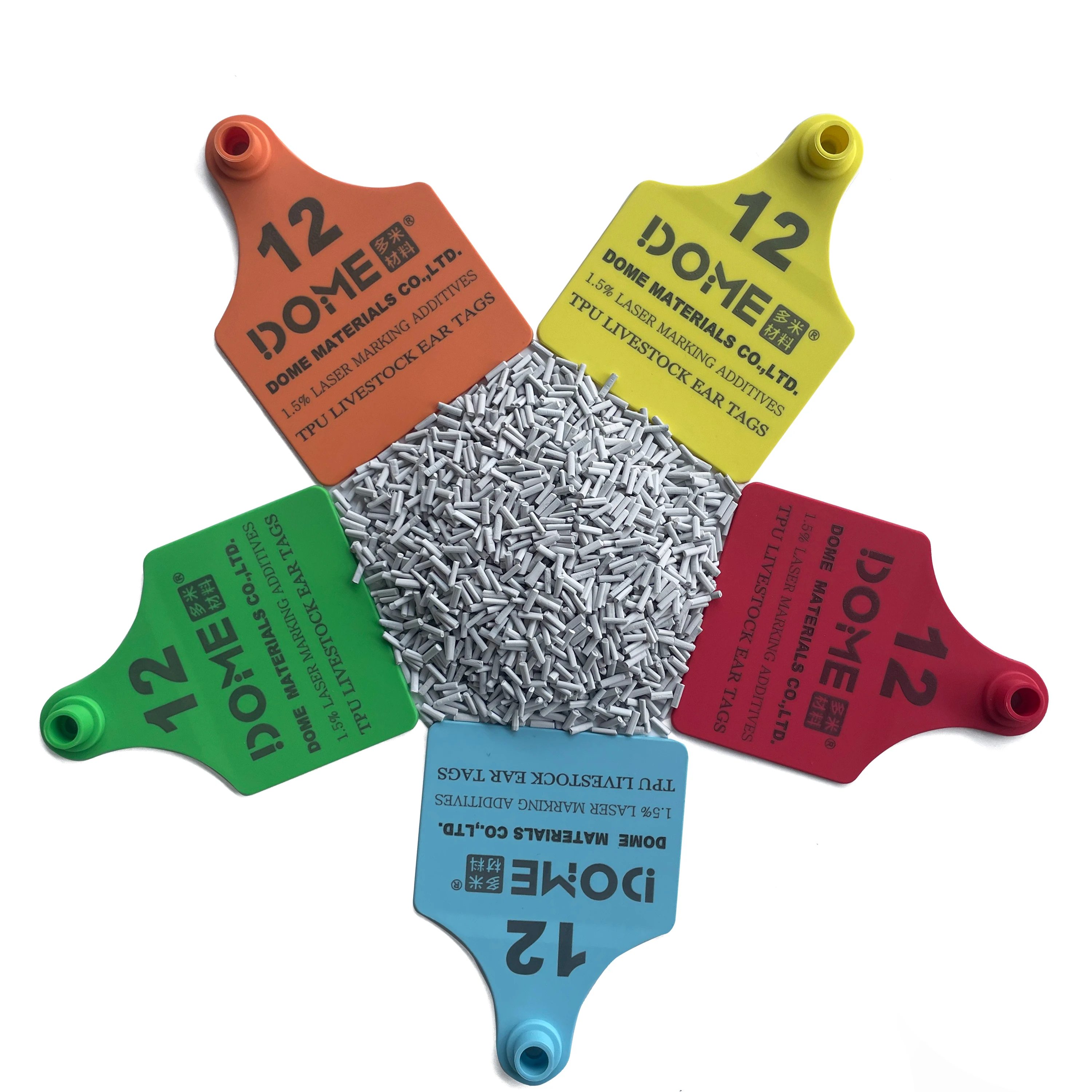 Wholesale Cost-effective Laser Marking Additive Masterbatch for Plastic TPU Livestock Ear Tags