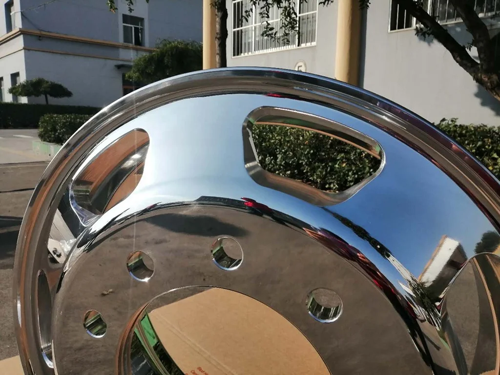 8.25inch Hot selling Forged hubs or rims Truck wheels of Aluminum material