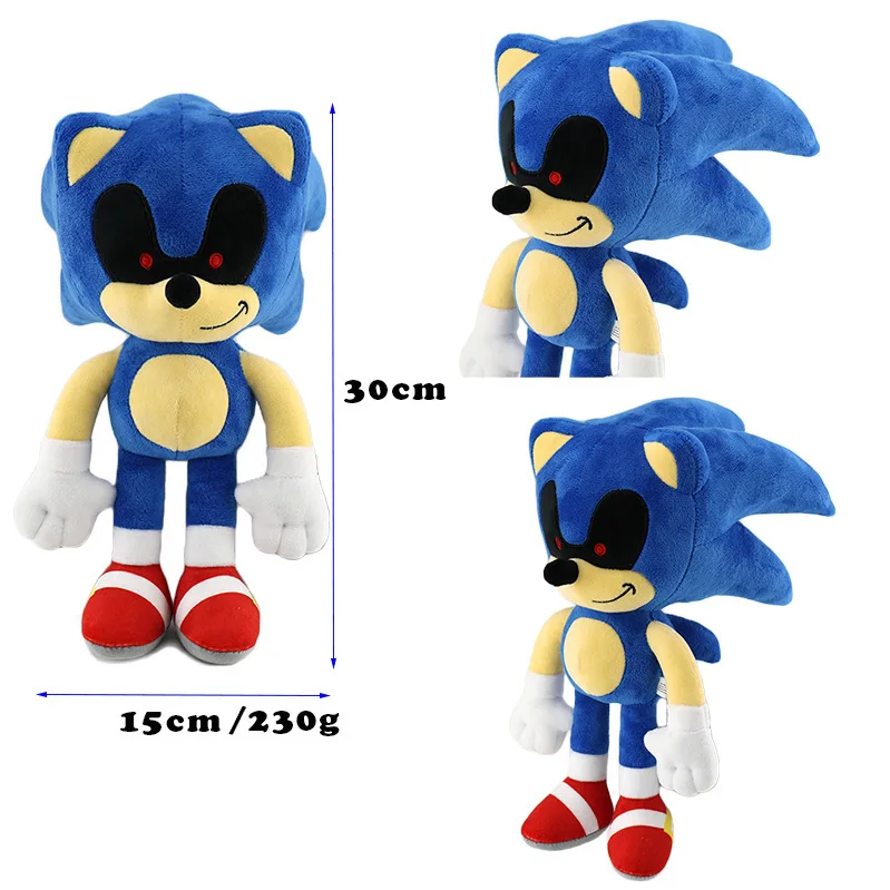 Manufacturers wholesale 50 styles of hedgehog Sonic plush toys cartoon games movie peripheral dolls backpack gifts for children