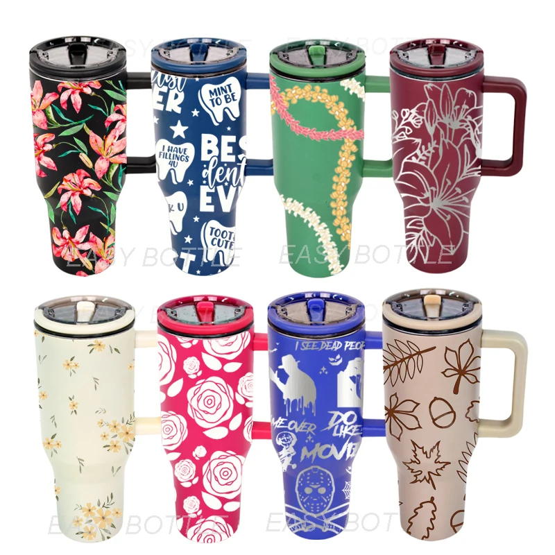 Holiday Gifts Hydro 20oz 32oz 40oz Tumbler With Handle And Straw With Lid Adventure 40oz Traveler Water Bottle With Flip Straw