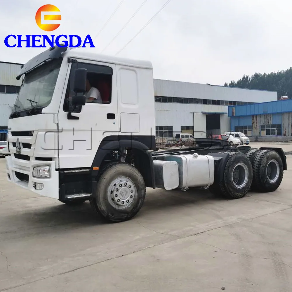 Используемые шины Sinotruck Howo 10 тягач 371HP 420HP 6x4 грузовик для африканского рынка