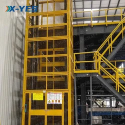 Professional Vertical Reciprocating Lift Conveyor Z Type Rubber Block Conveyor Pallet Vertical Conveyor