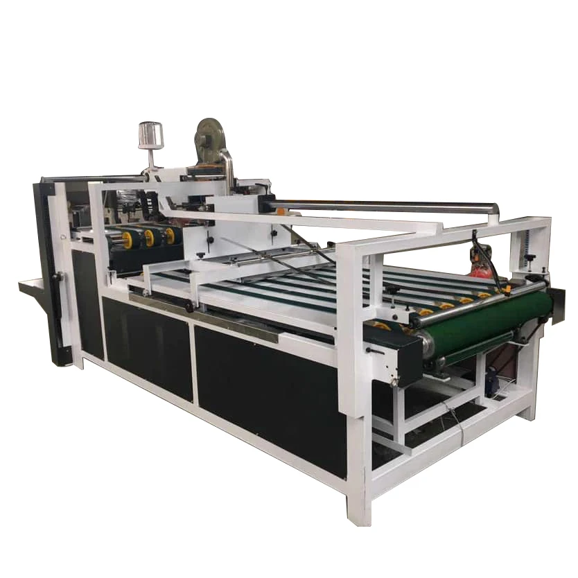 Energy Saving Semi-Automatic Carton Machinery Corrugated Box Board Folder Gluer Machine