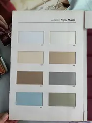 Solar power battery motorized day and night triple shade blinds