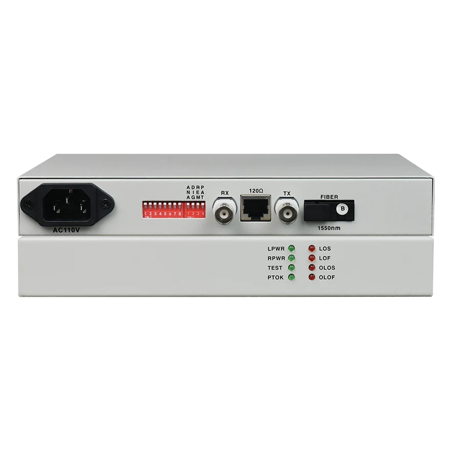 Unframed e1 to fiber modem