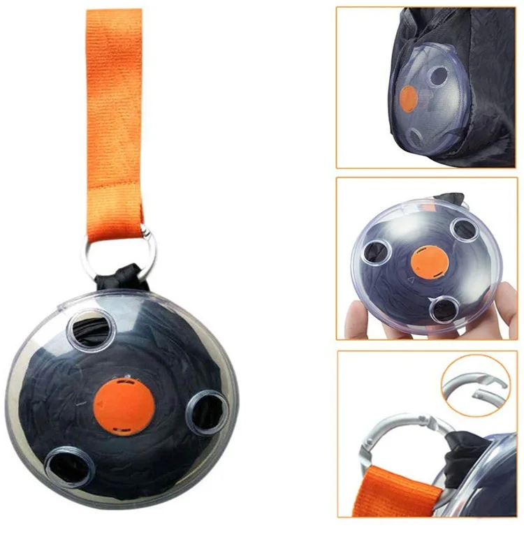 2021 Hot Sale Super-small Portable Folding Retractable Storage Bag Multifunctional Small Disk Supermarket Shopping
