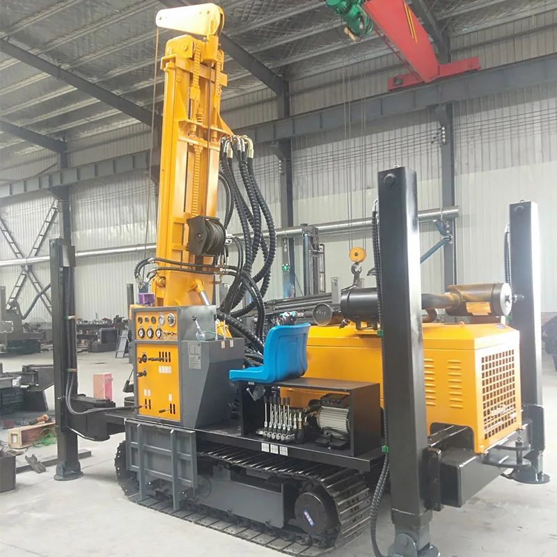 100m, 150m, 200m Diesel/Gasoline Hydraulic Deep Water Well Drilling Machine for sale
