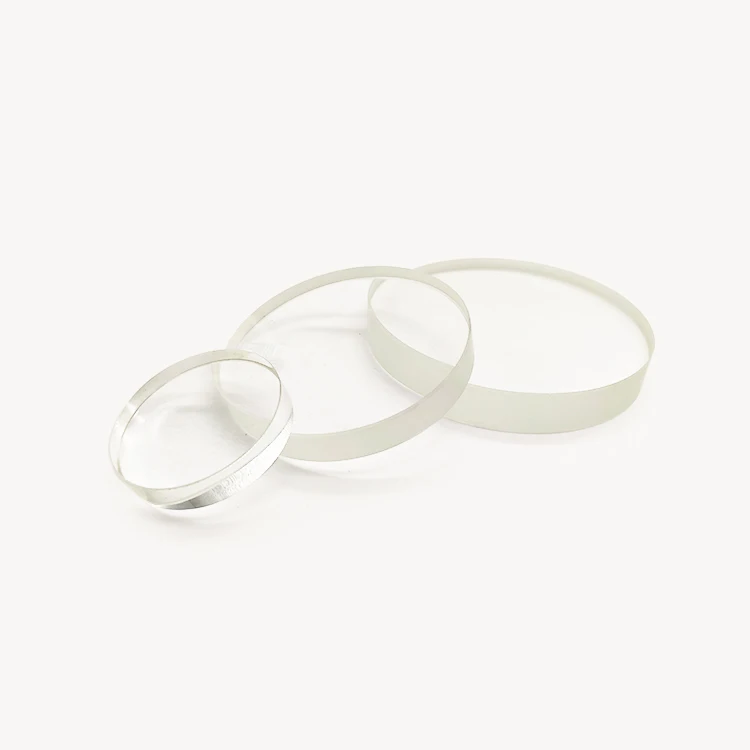 Customized Cutting Small Size Round circle clear Tempered Borosilicate Sight Glass