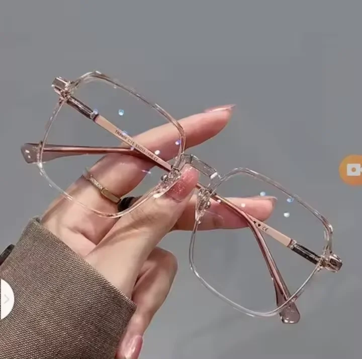 Custom Logo Tr90 Anti Blue Light Computer Glasses Eyeglasses Frames  Manufacturer Square Optical Glasses