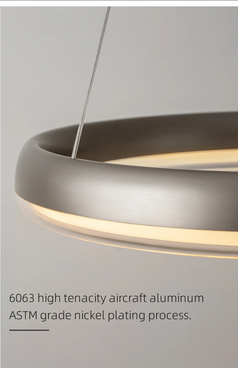 Роскошные большие барные светильники Aisilan для дома и гостиной, потолочные светильники в скандинавском стиле, круглые кольца, подвесные светильники