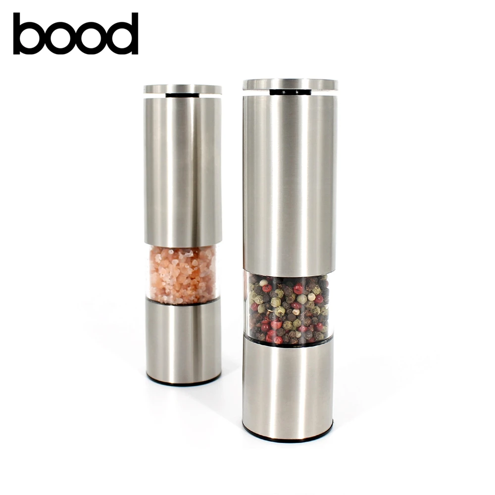 portable salt and pepper grinder / stainless steel spice mill / ceramic grinder