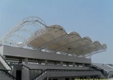 Prefabricated Steel Structure  Sports Stadium Prefab Gymnasium Construction Pvdf Architecture Membrane Structure