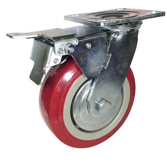
Industrial Castor Wheels Heavy Duty PU or PVC 