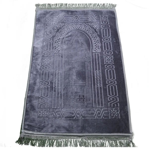 Cheap Wholesale Factory Islamic Gift Travel Muslim Portable Prayer Carpet Rug Pocket Mat Islamic Prayer Mat