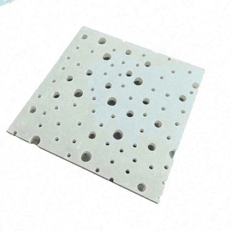 Factory Supply Direct Seamless Acoustic Perforated Gypsum Board 1188x1998mm Plasterboard 1200x2400mm
