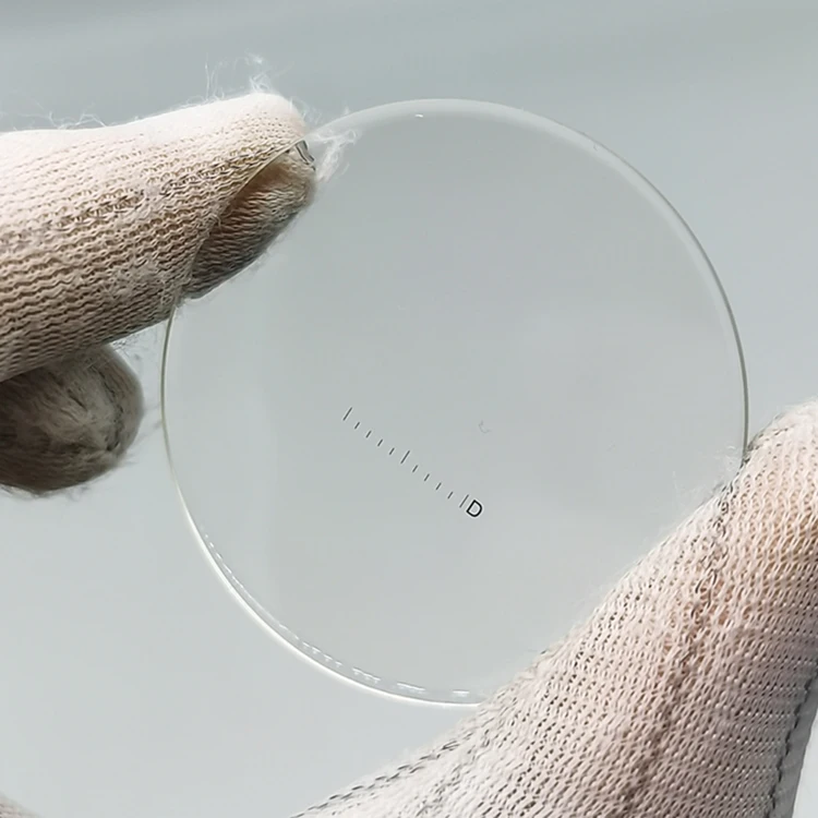 Manufacturer-customized transparent optical lens scale precise reticle optical glass lens surface clean and clear vision