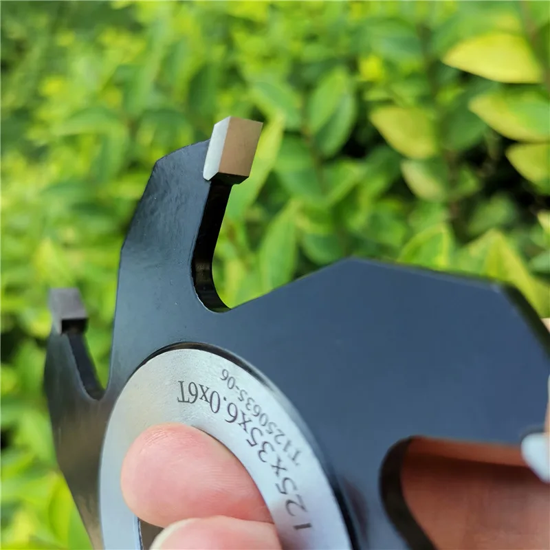 
TCT 125mm 125x35x6.0x6T carbide tipped grooving cutter for wood sloting 