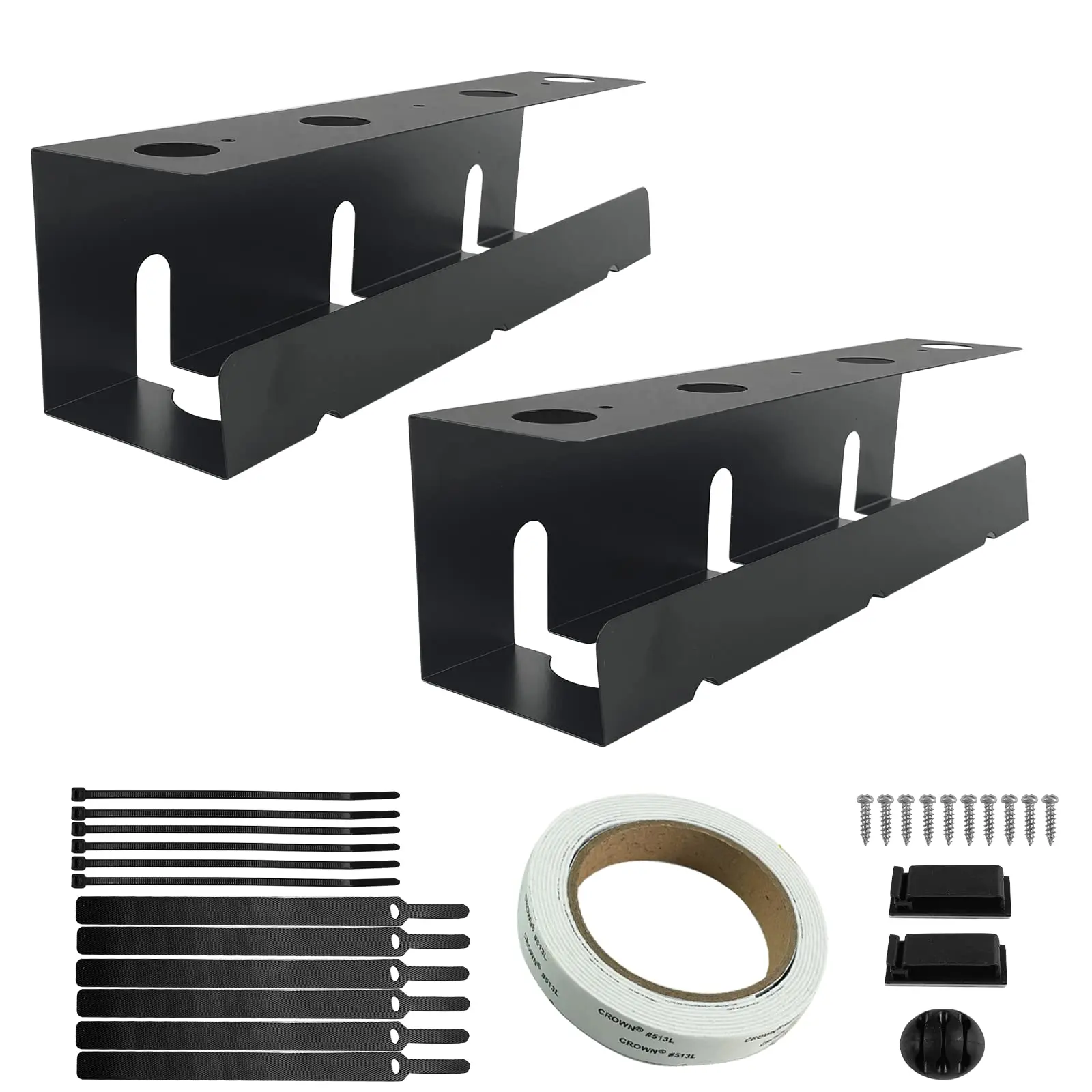 Manufactory Cable management tray Desk cable management tray Under desk cable management tray