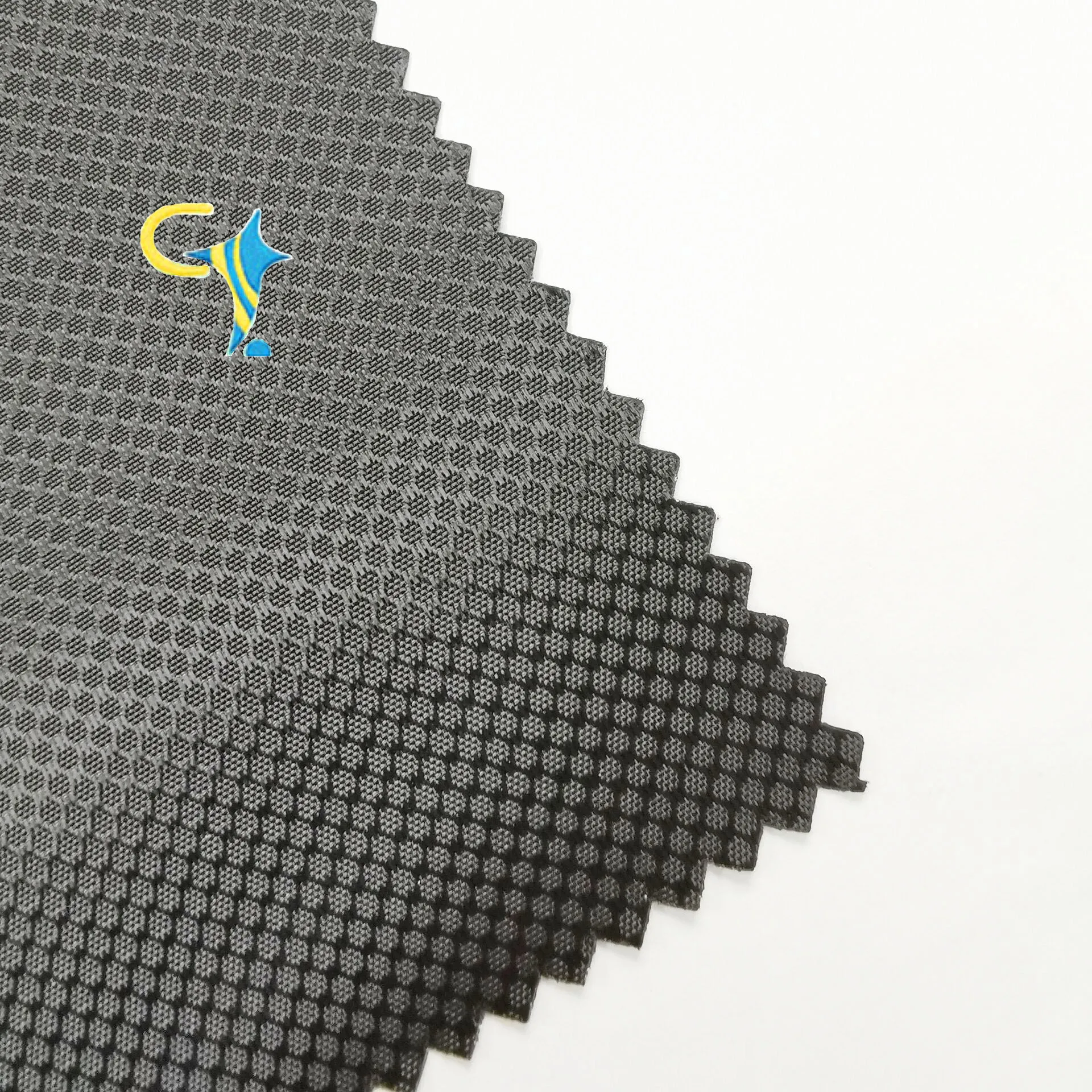 Fashion oxford fabric mini honeycomb Jacquard  with pu coated polyester fabric for bag tent Luggage outdoor using fabrics