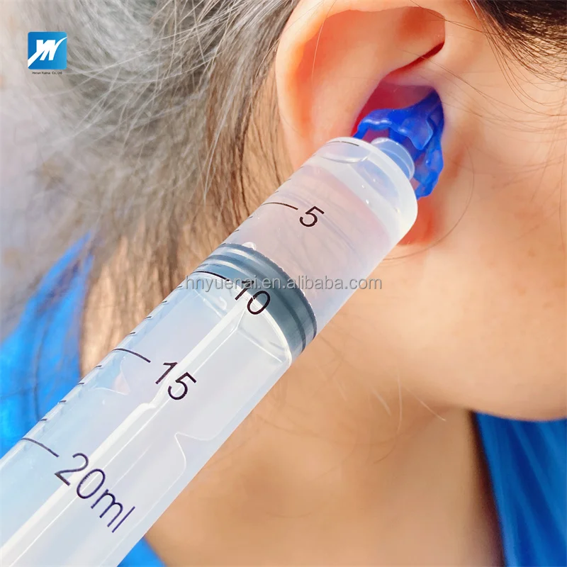 OEM/ODM 10ml/20ml Plastic Flusher Tool Ear Irrigation Syringe Ear Wash Cleaner Wax R Cane Type-View Larger Image Add Compare