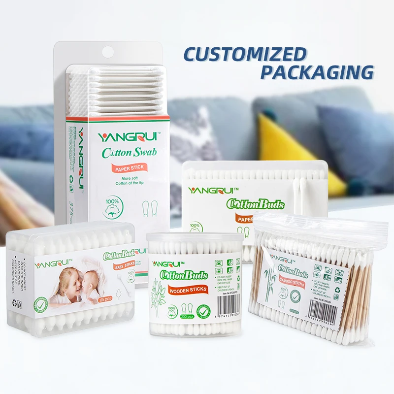 Оптовая продажа, высококачественные ватные палочки на заказ