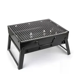 Wholesale Garden Portable Smokeless BBQ Charcoal Grill Folding Charcoal Barbecue Grill Machine