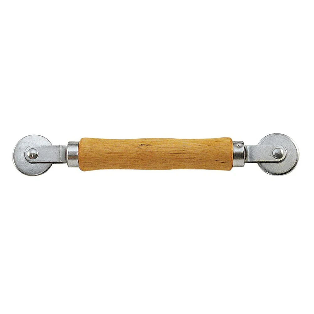 Window Screen Repair Kit Screen Roller Tool Spline Roller with Wood Handle and Steel Wheels