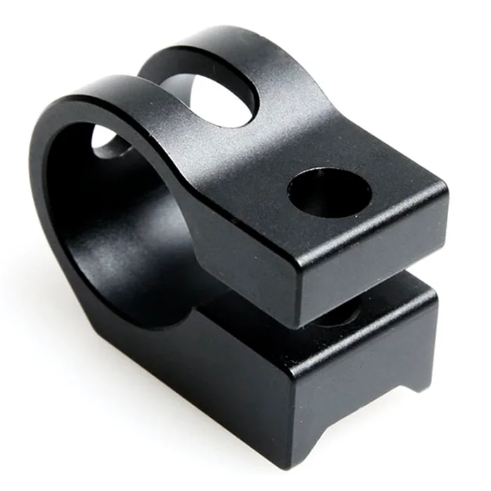 New High Precision 5 Axis CNC Milling Machined 6061Aluminum Billet Anodized Hose Clamp Factory Price